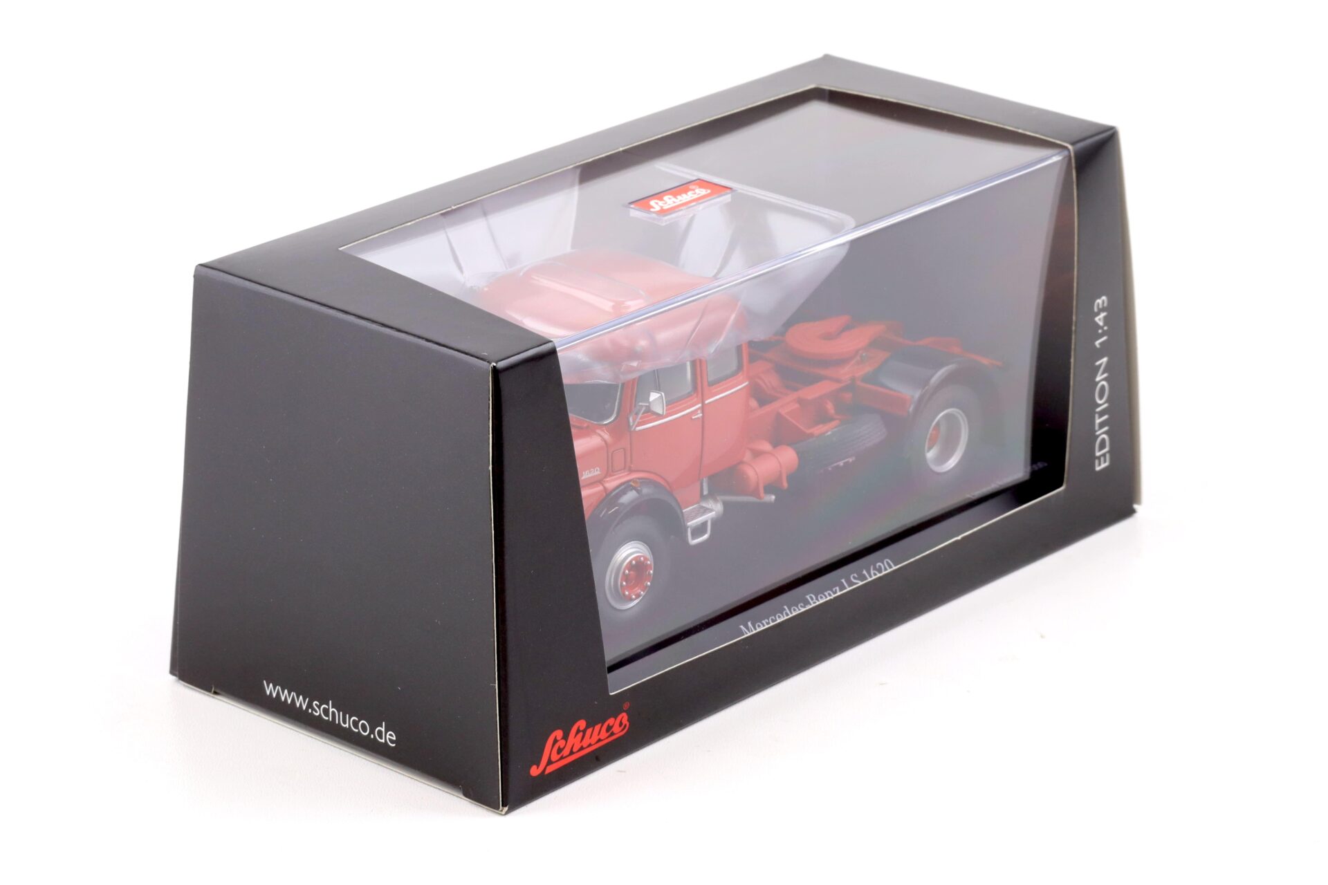 1:43 Schuco Mercedes LS 1620 LKW Solo Zugmaschine SZM red