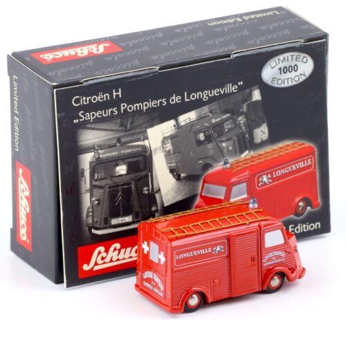 Schuco Piccolo Citroen H Sapeurs Pompiers de Longueville red