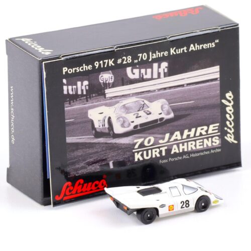 Schuco Piccolo Porsche 917K #28 white 70 Jahre Kurt Ahrens