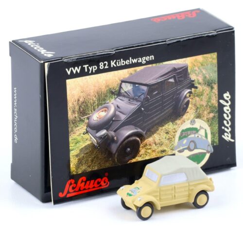 Schuco Piccolo VW Typ 82 Kübelwagen Internationales Veteranen Treffen beige