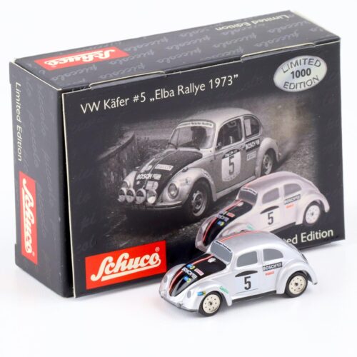 Schuco Piccolo VW Käfer Beetle #5 Elba Rallye 1973 silver