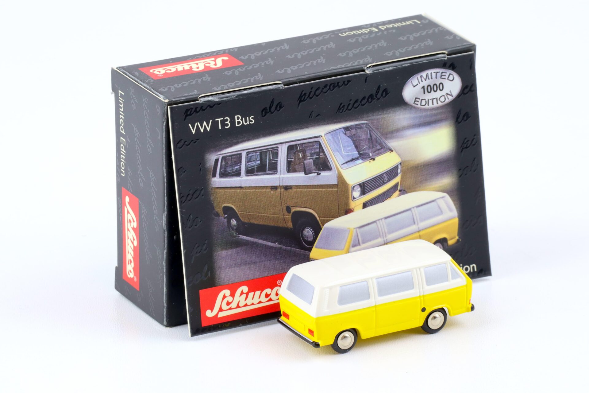 Schuco Piccolo VW T3 Bus Van yellow/ white