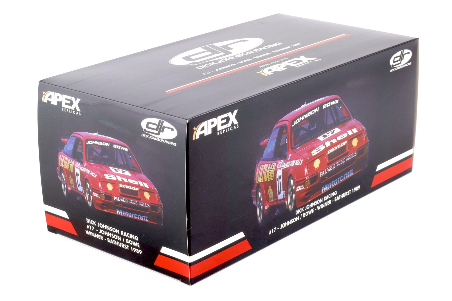 1:18 APEX Ford Sierra RS500 Johnson/ Bowe #17 Winner Bathurst 1989 Shell red