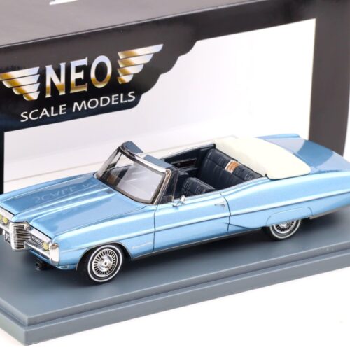 1:43 NEO Pontiac Bonneville Convertible blue metallic 1968