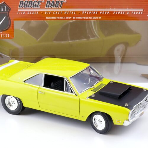 1:18 Highway61 Dodge Dart Superstock Coupe 1968 light green-yellow