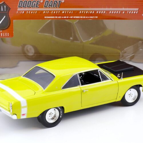 1:18 Highway61 Dodge Dart Superstock Coupe 1968 light green-yellow