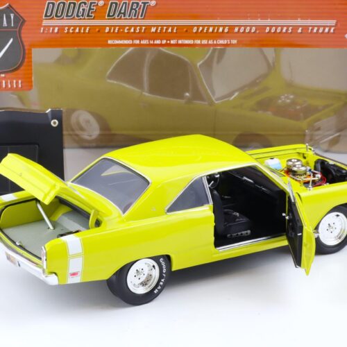1:18 Highway61 Dodge Dart Superstock Coupe 1968 light green-yellow
