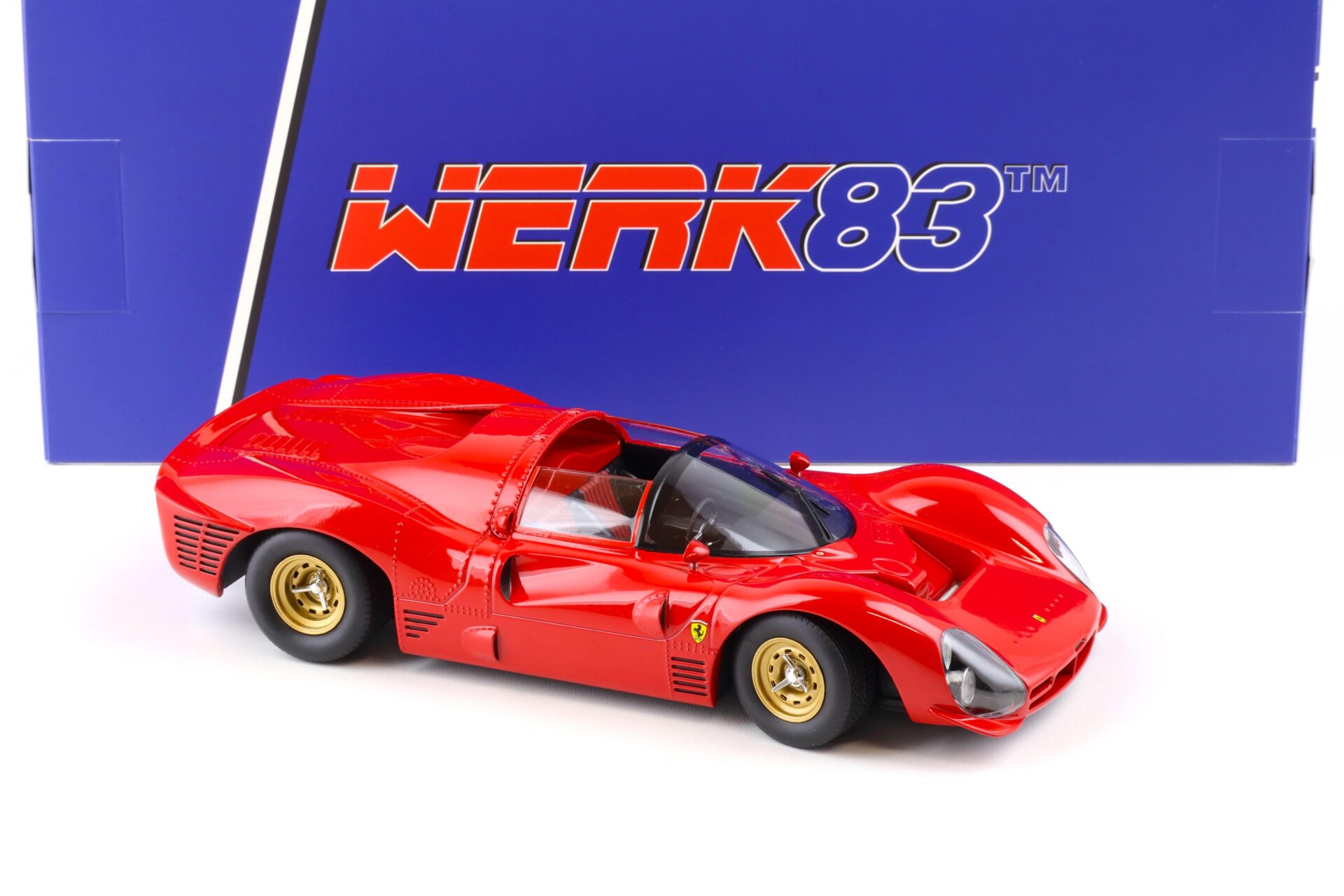 1:18 WERK83 Ferrari 330 P3 Spyder Plain Body Version red 1966