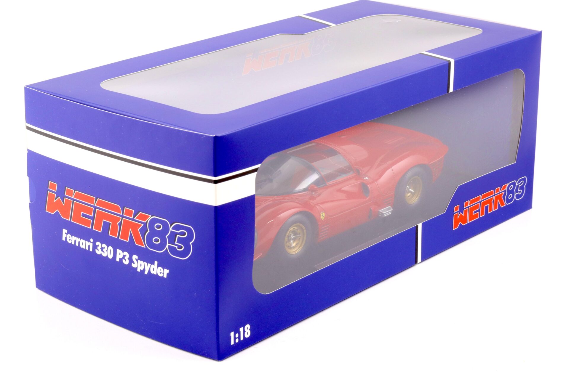 1:18 WERK83 Ferrari 330 P3 Spyder Plain Body Version red 1966