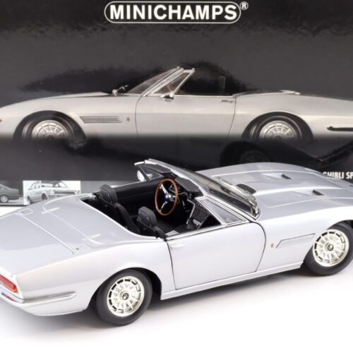 1:18 Minichamps Maserati Ghibli Spyder 1970 silver