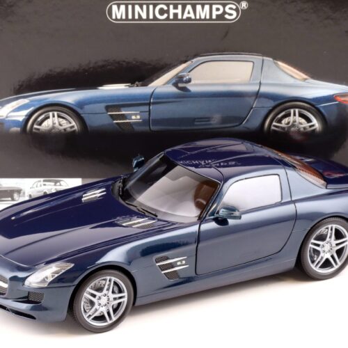1:18 Minichamps Mercedes SLS AMG Coupe 2010 blue metallic