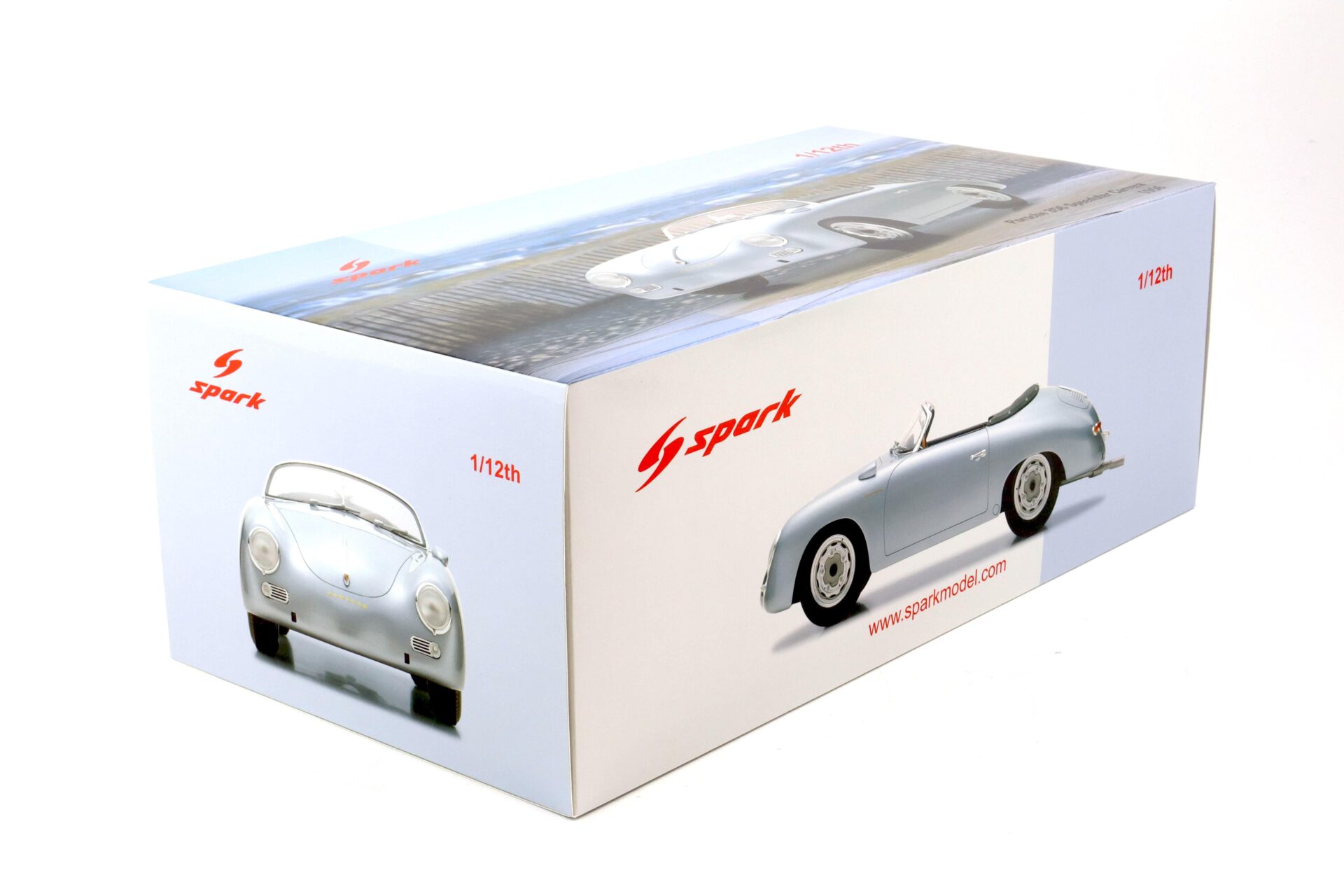 1:12 Spark Porsche 356 Speedster Carrera 1956 silver-grey metallic 12S004