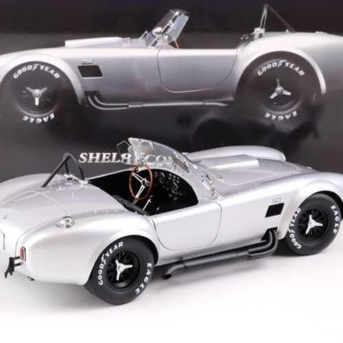 1:12 Kyosho Shelby Cobra 427 S/C silver/ black wheels 08631S