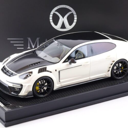 1:18 Motorhelix Porsche Panamera Mansory 2019 white/ Carbon MY18-PAWE