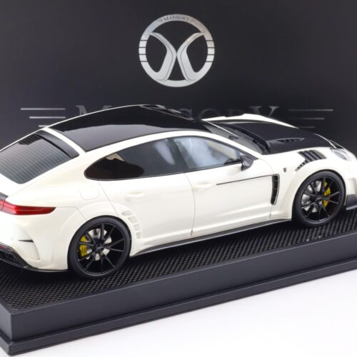 1:18 Motorhelix Porsche Panamera Mansory 2019 white/ Carbon MY18-PAWE