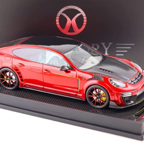1:18 Motorhelix Porsche Panamera Mansory 2019 metallic red/ Carbon MY18-PAMR