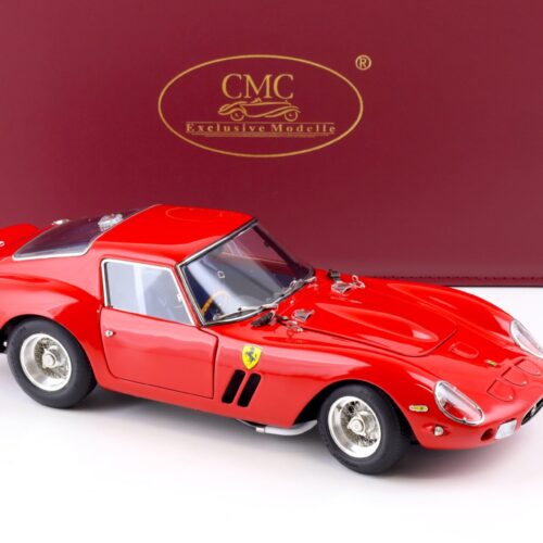 1:18 CMC Ferrari 250 GTO RHD 1963/64 London Motor Show Ron Fry red M-256
