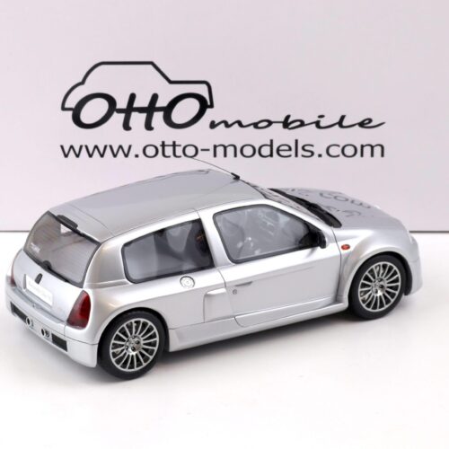1:18 OTTO mobile OT1034 Renault Clio V6 Phase 1 silver 2001
