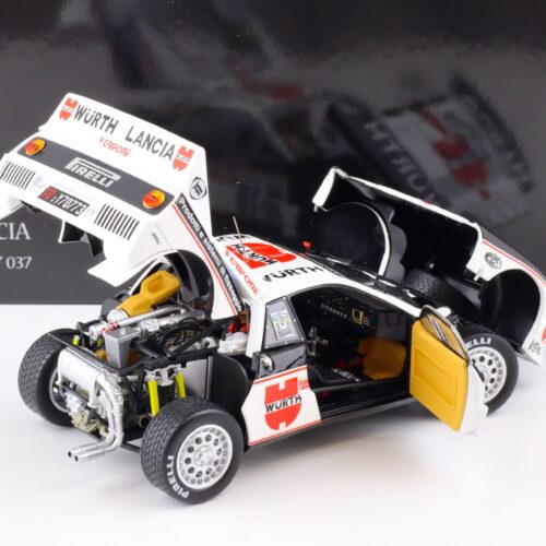 1:18 Kyosho Lancia 037 Rally Costa Smeralda 1983 Cunico #16 WÜRTH Diecast 08306C