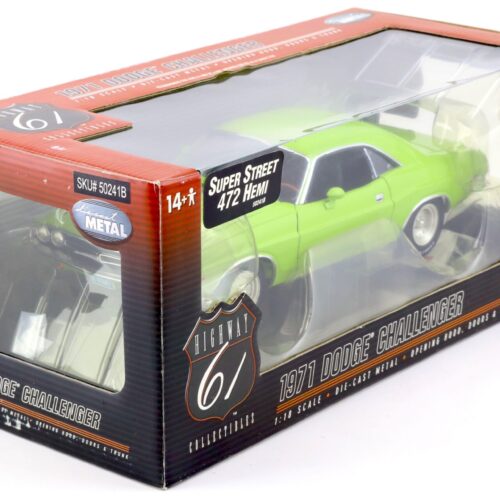 1:18 Highway61 Dodge Challenger Super Street 472 Hemi Coupe 1971 green