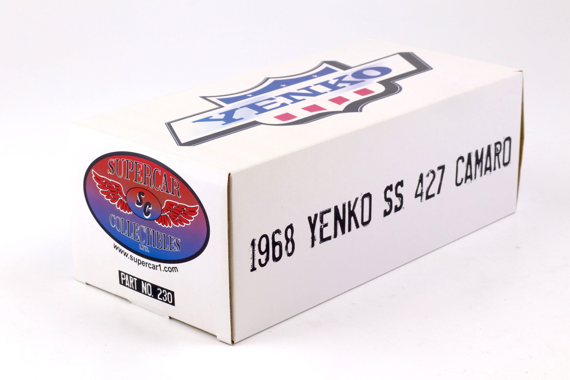 1:18 Exact Detail Supercar 1968 Chevrolet Camaro Yenko SS 427 Coupe white WCC230