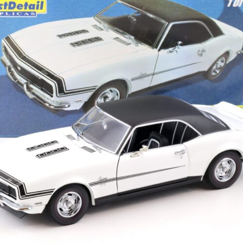 1:18 Exact Detail 1968 Chevrolet Camaro RS/SS 396 Coupe white/ black vinyl roof WCC215