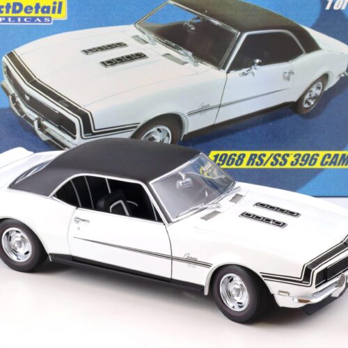 1:18 Exact Detail 1968 Chevrolet Camaro RS/SS 396 Coupe white/ black vinyl roof WCC215