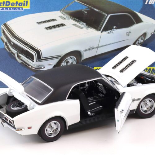 1:18 Exact Detail 1968 Chevrolet Camaro RS/SS 396 Coupe white/ black vinyl roof WCC215