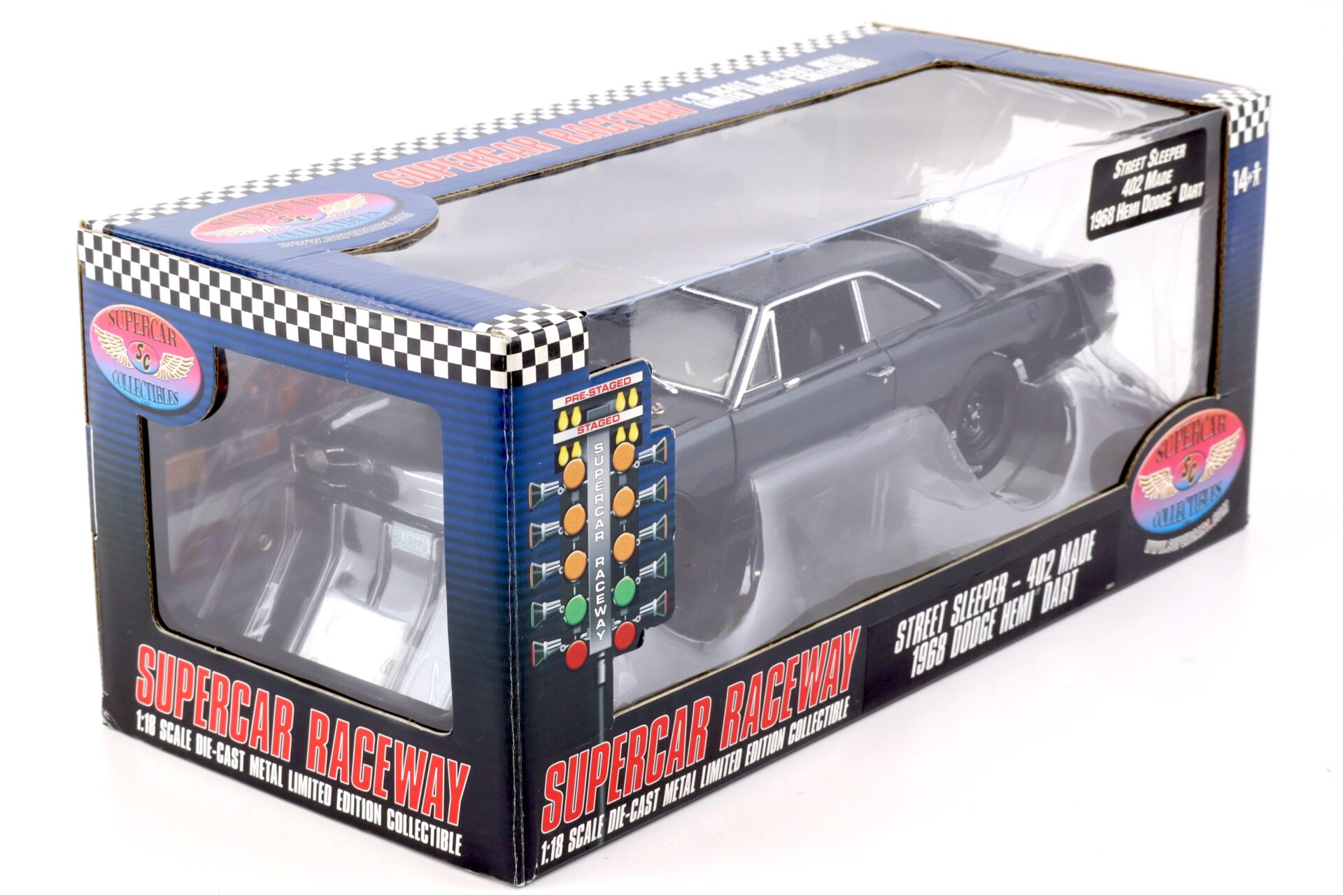 1:18 Highway61 Supercar 1968 Dodge Dart Hemi Street Sleeper dark blue