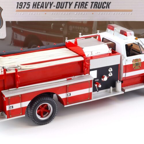 1:16/ 1:18 Highway61 Chevrolet Heavy Duty Fire Truck 1975 Red River F.D. red