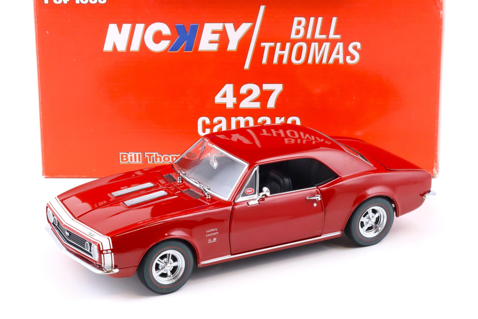 1:18 Exact Detail 1967 Chevrolet Camaro 427 Nickey Bill Thomas red WCC209S