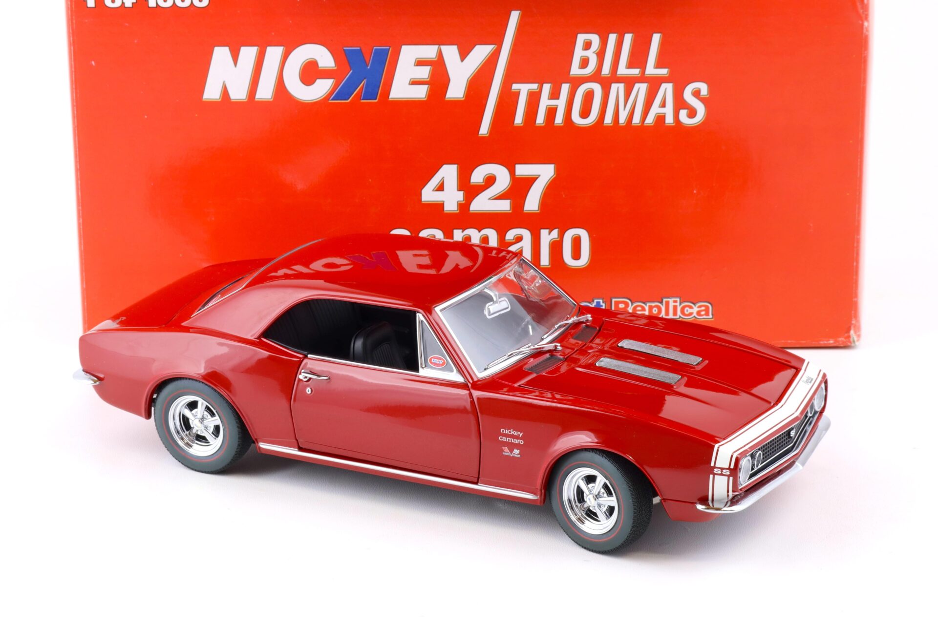 1:18 Exact Detail 1967 Chevrolet Camaro 427 Nickey Bill Thomas red WCC209S