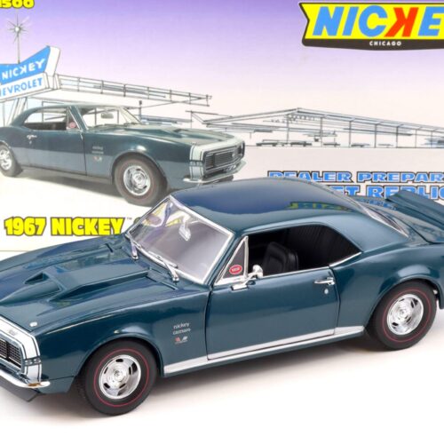1:18 Exact Detail 1967 Nickey Chevrolet Camaro SS/RS 427 Coupe turquoise