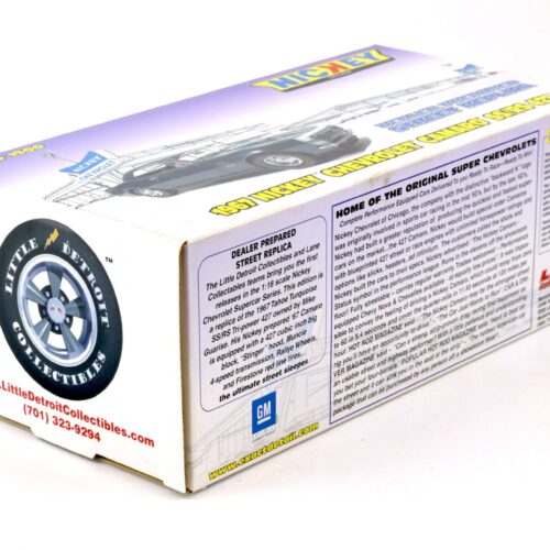 1:18 Exact Detail 1967 Nickey Chevrolet Camaro SS/RS 427 Coupe turquoise