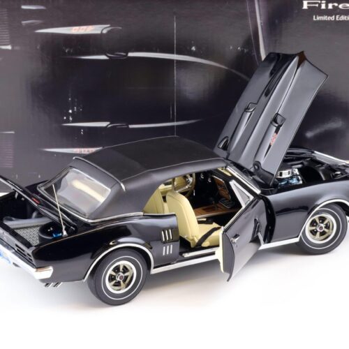 1:18 Exact Detail Pontiac Firebird 400 Convertible with Top black WCC409