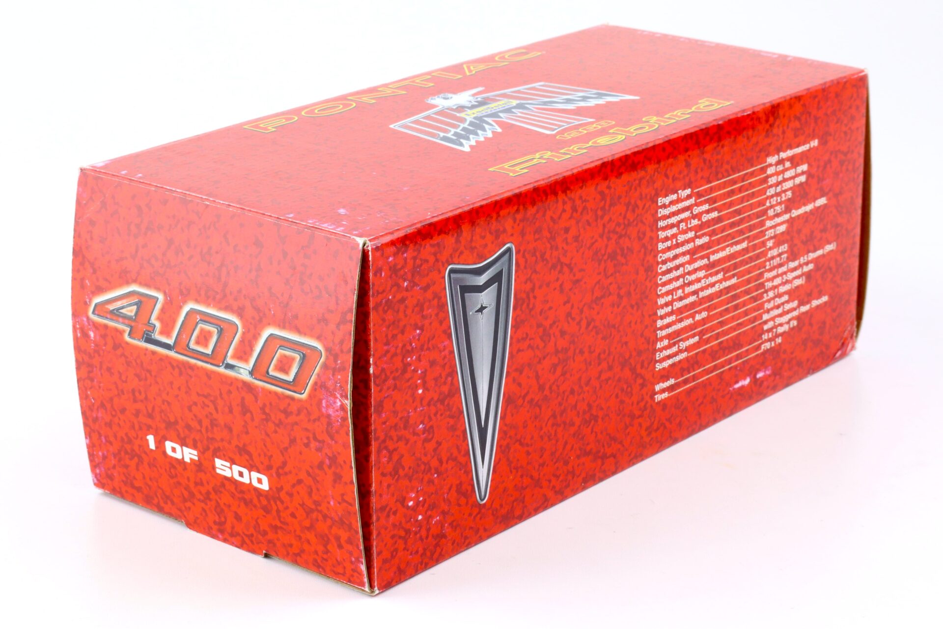 1:18 Exact Detail 1968 Pontiac Firebird 400 Coupe blue metallic WCC402A