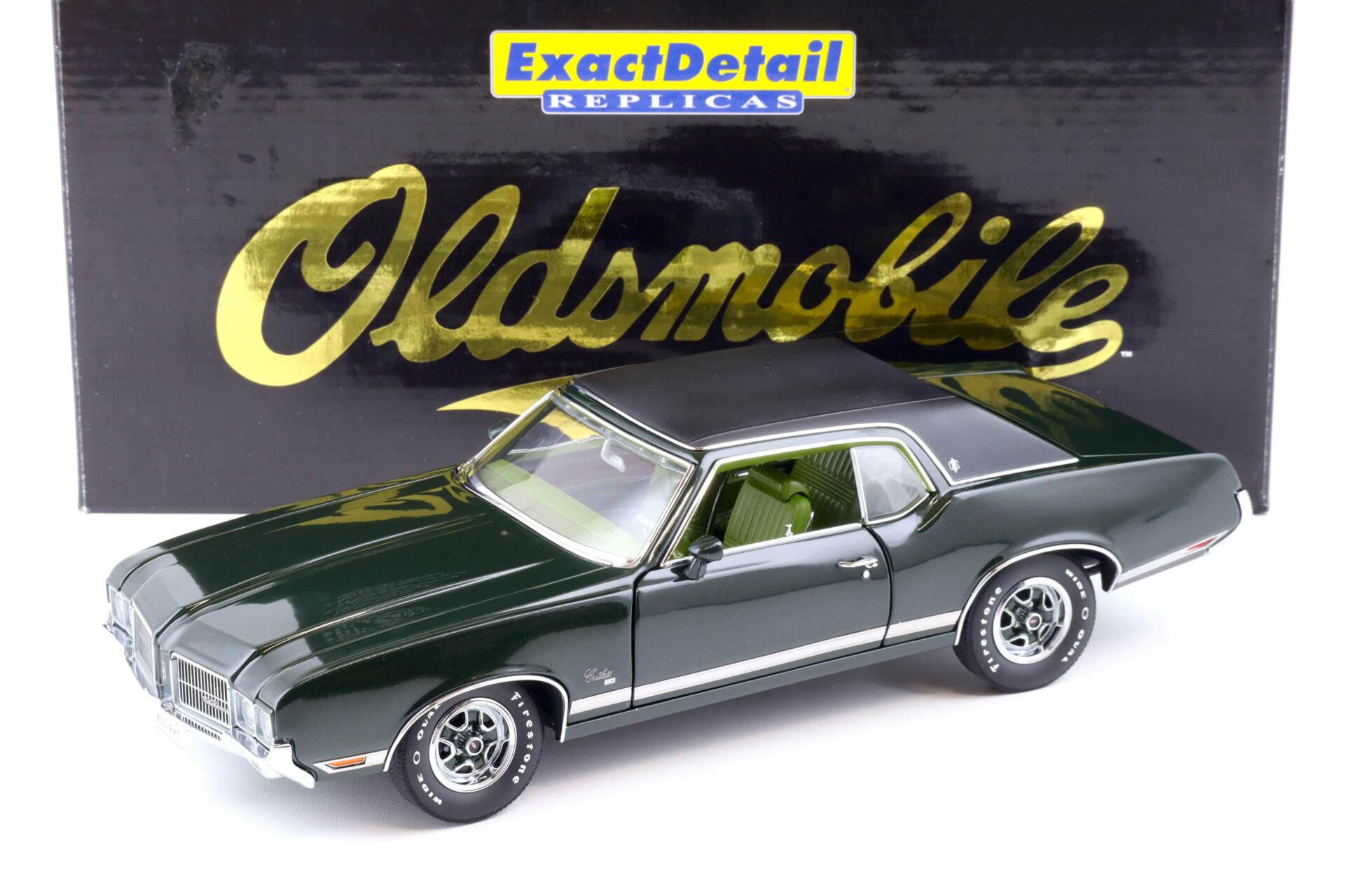 1:18 Exact Detail 1971 Oldsmobile Cutlass Supreme SX Coupe antique Jade WCC310A