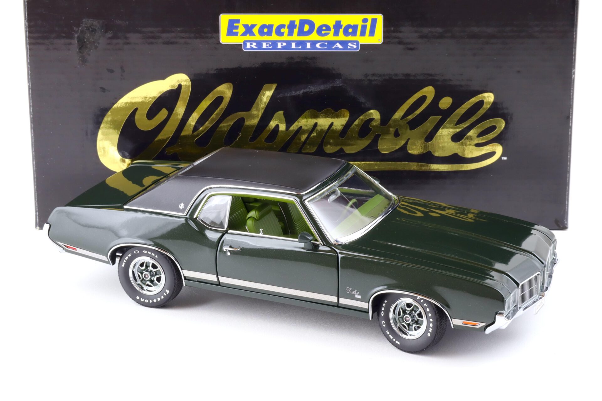 1:18 Exact Detail 1971 Oldsmobile Cutlass Supreme SX Coupe antique Jade WCC310A