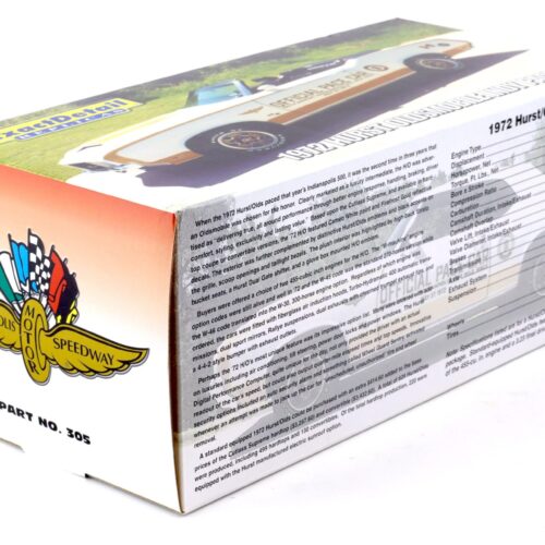 1:18 Exact Detail 1972 HURST Oldsmobile Convertible Indy Pace Car white/ gold WCC305