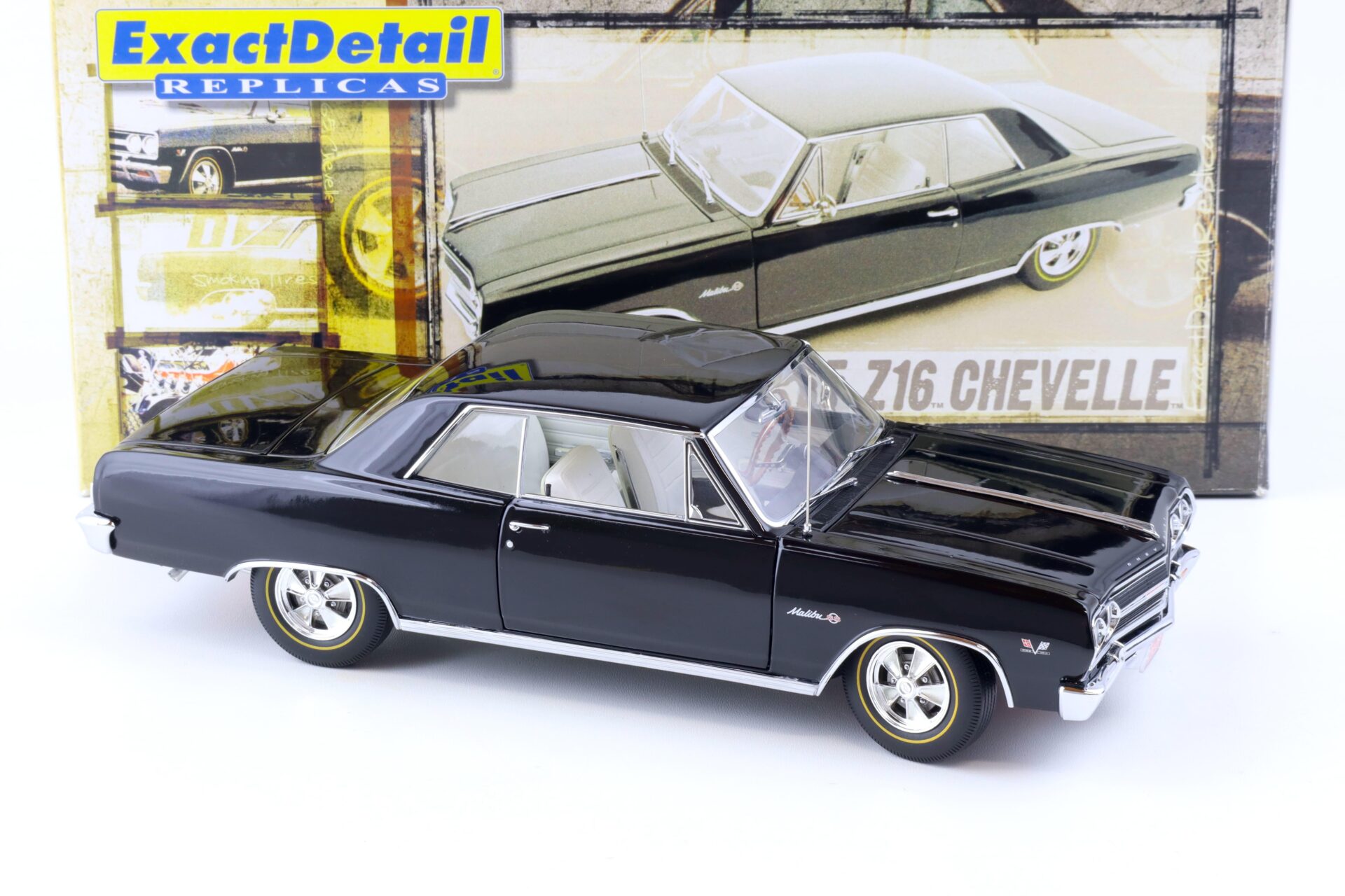 1:18 Exact Detail 1965 Chevrolet Chevelle Z16 Malibu 396 black WCC505A