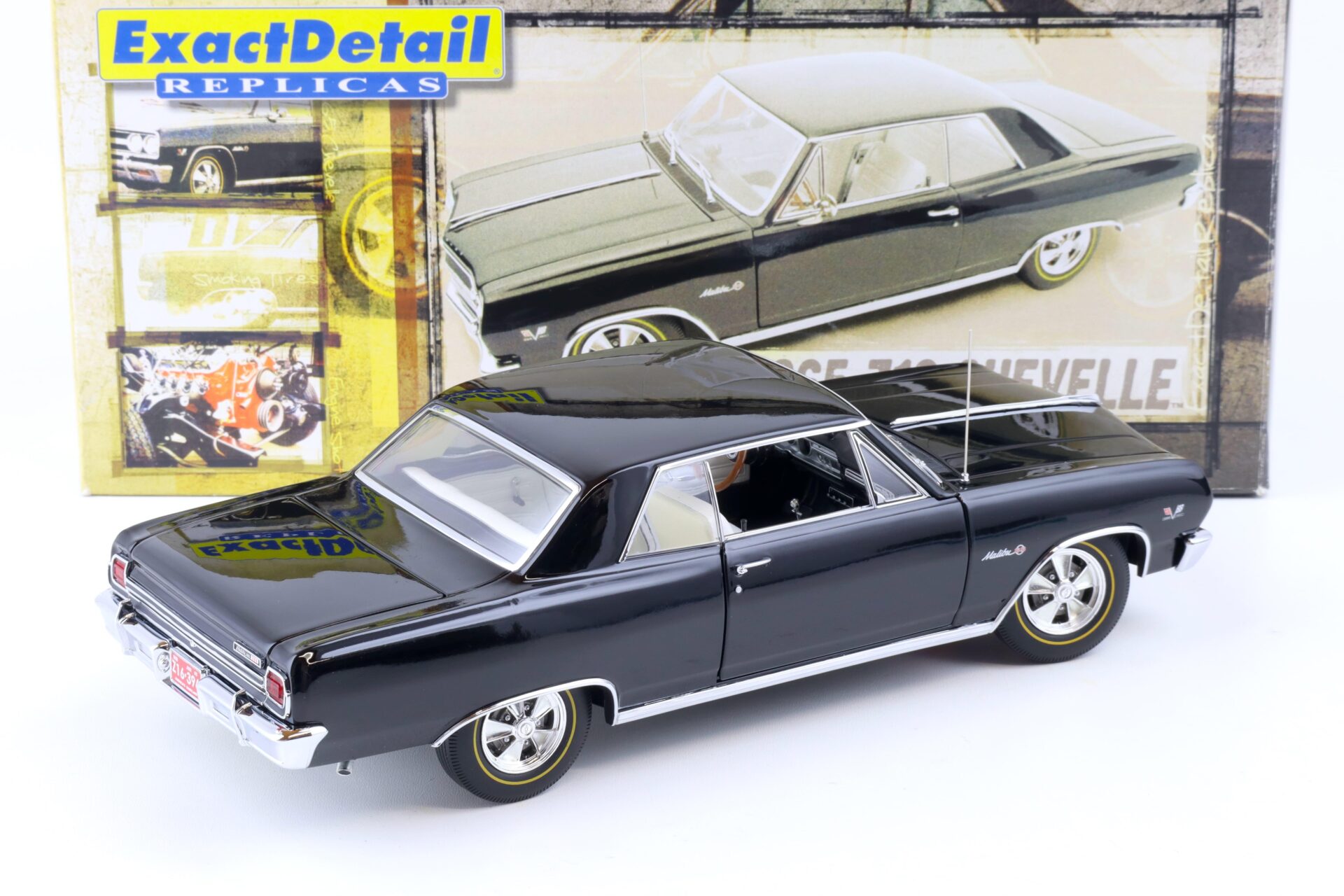 1:18 Exact Detail 1965 Chevrolet Chevelle Z16 Malibu 396 black WCC505A