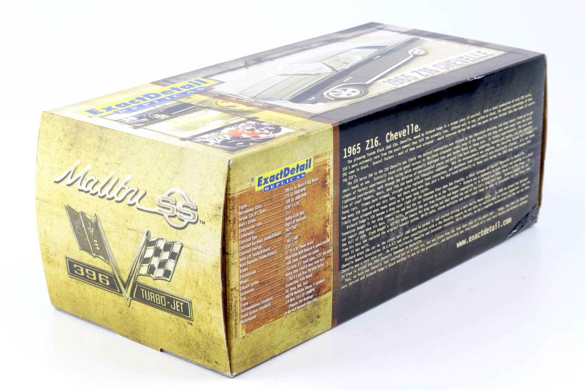 1:18 Exact Detail 1965 Chevrolet Chevelle Z16 Malibu 396 black WCC505A