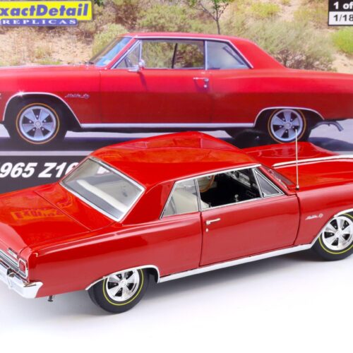 1:18 Exact Detail Chevrolet Chevelle Z16 Malibu SS Coupe 1965 red WCC501