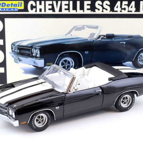1:18 Exact Detail 1970 Chevrolet Chevelle SS 454 LS6 Convertible black WCC602A