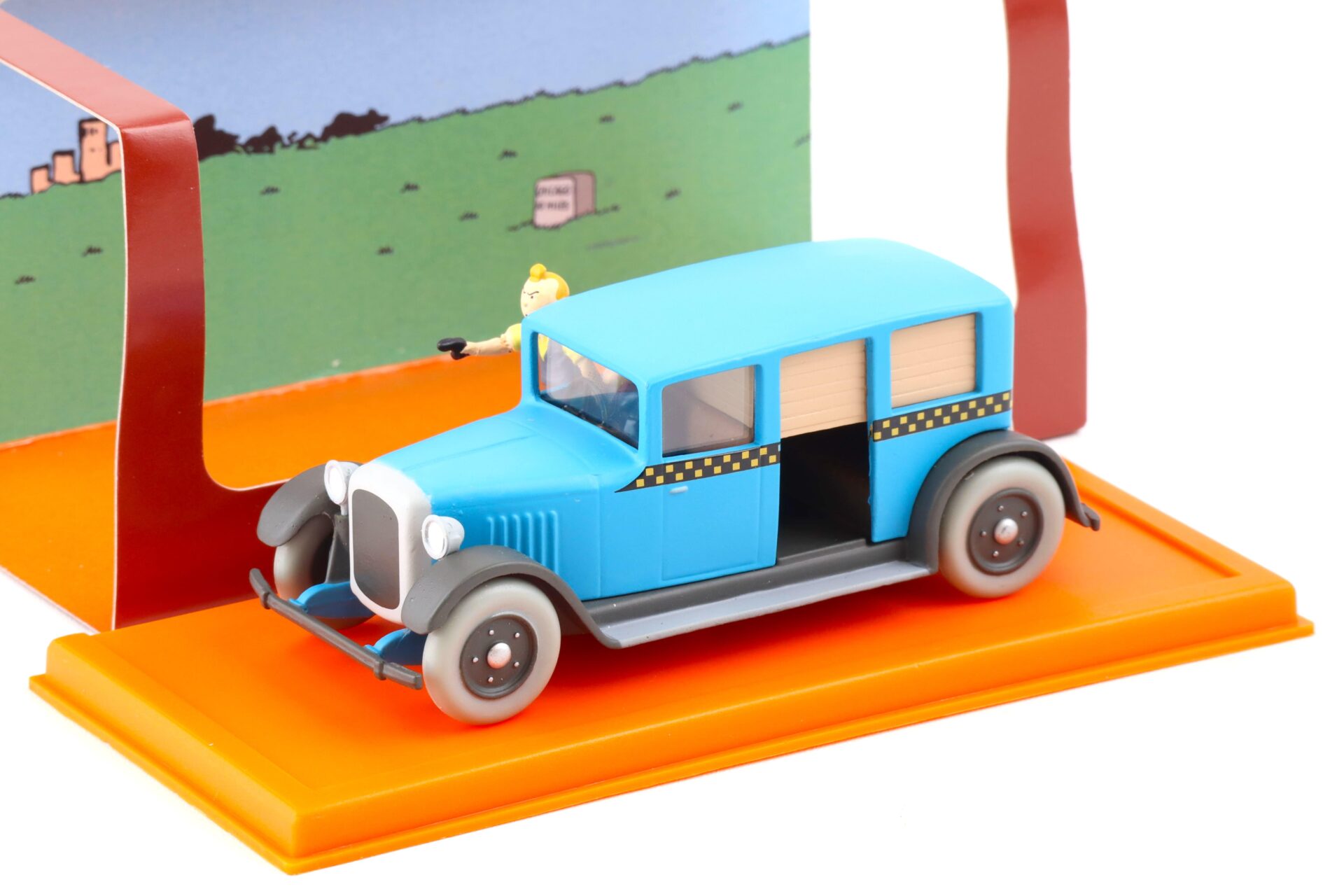 ID 86197 orig.jpg 1:43 TINTIN Taxi Checker blue "Tim und Struppi"