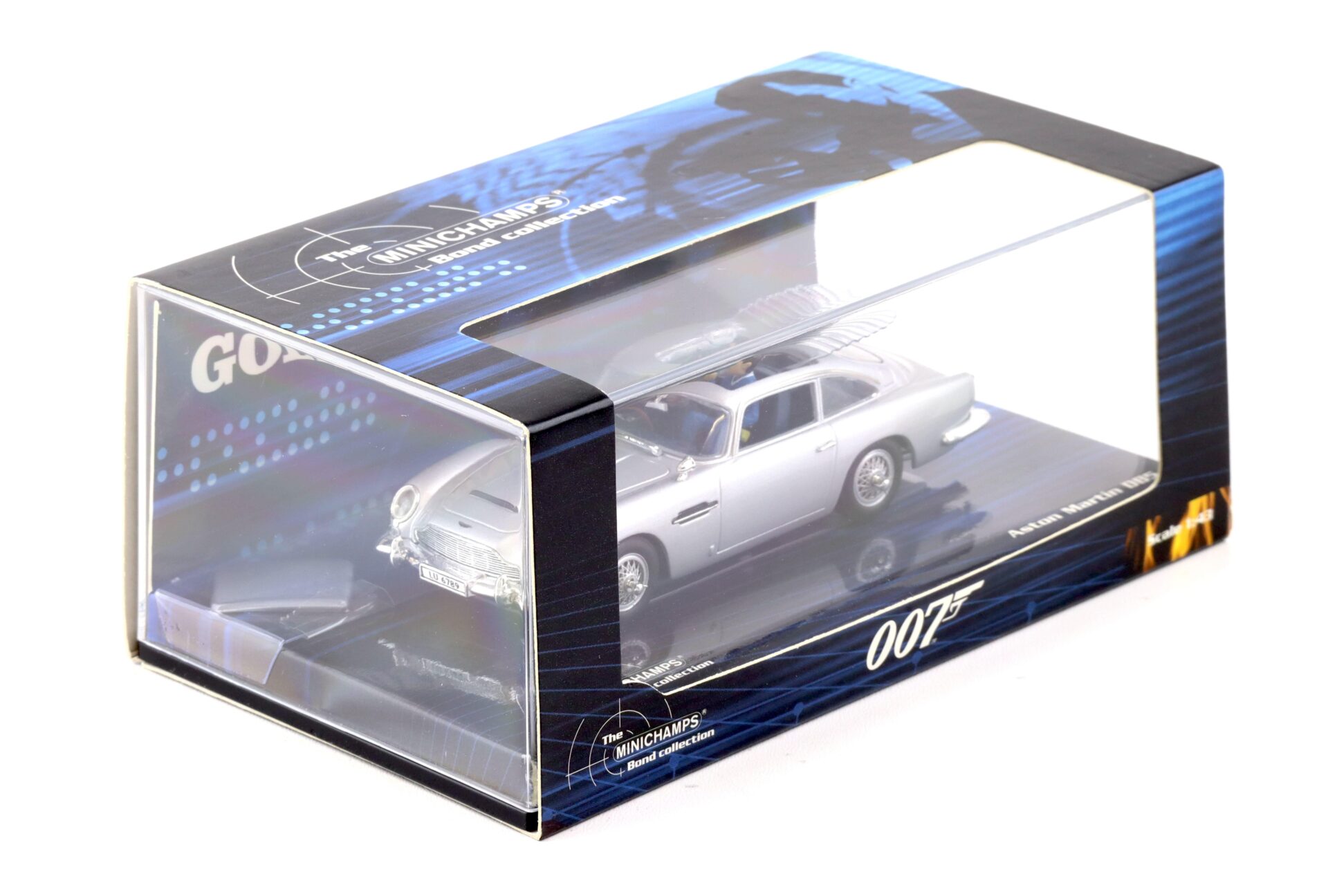 1:43 Minichamps Aston Martin DB5 Coupe open roof James Bond 007 Goldfinger