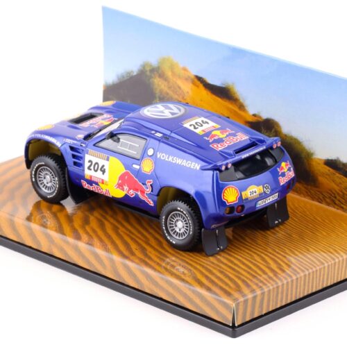 1:43 Minichamps VW Race Touareg #204 Red Bull blue VW DEALER - Image 2