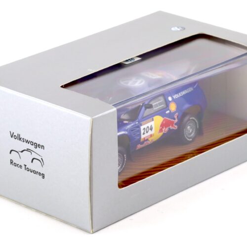 1:43 Minichamps VW Race Touareg #204 Red Bull blue VW DEALER - Image 3