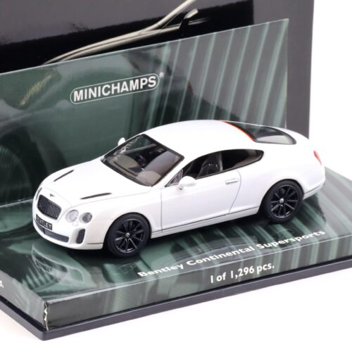 1:43 Minichamps Bentley Continental Supersports 2009 satin white