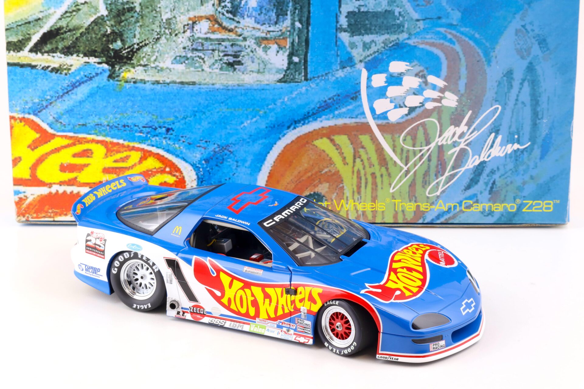 1:18 GMP 1994 Chevrolet Camaro Trans-Am Z28 Hot Wheels Jack Baldwin #1